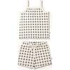 Organic Spaghetti Top & Short Set, Mod Dots - Mixed Apparel Set - 1 - thumbnail