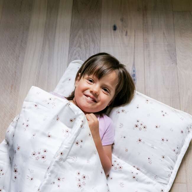 Organic Cozy Comfort Nap Mat, Bloom - Nap Mats - 6