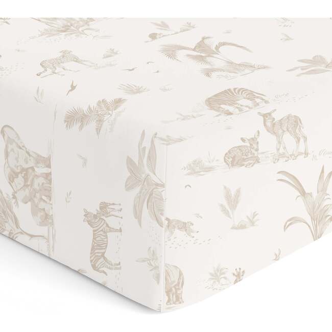 Organic Crib Sheet, Safari - Crib Sheets - 4