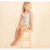Organic Flutter Jumpsuit, Sage Floral - Rompers - 2