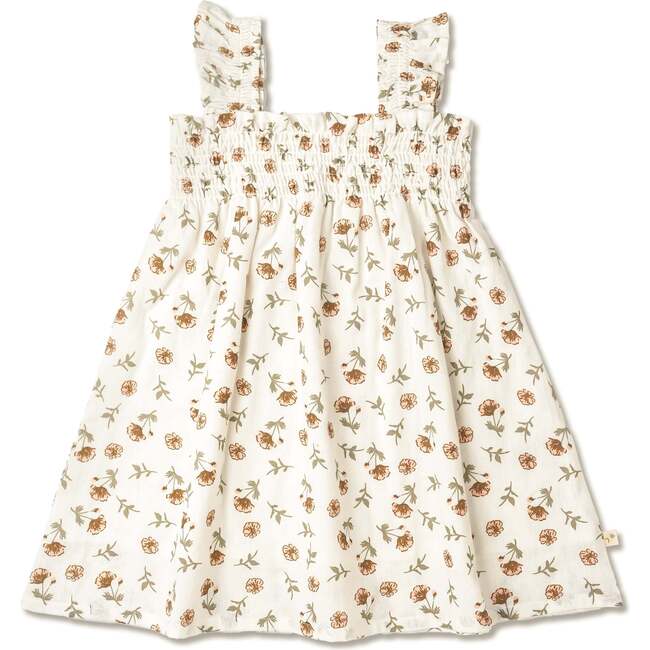 Organic Smocked Sundress, Fleur