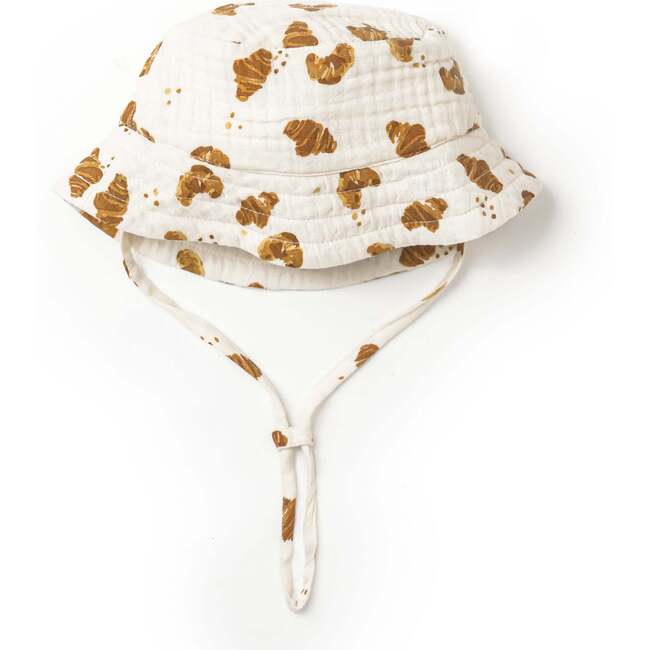 Organic Bucket Sun Hat, Croissant - Sun Hats - 1
