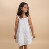 Organic Tiered Dress, Blue Vines - Dresses - 2