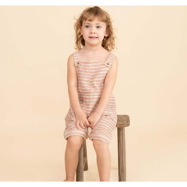 Organic Shortalls, Dash Lines - Rompers - 2