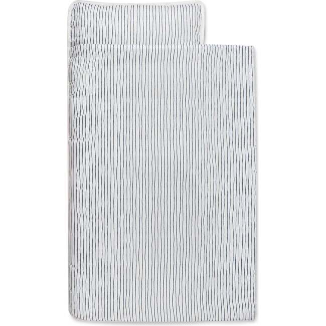 Organic Cozy Comfort Nap Mat, Navy Stripes - Nap Mats - 2