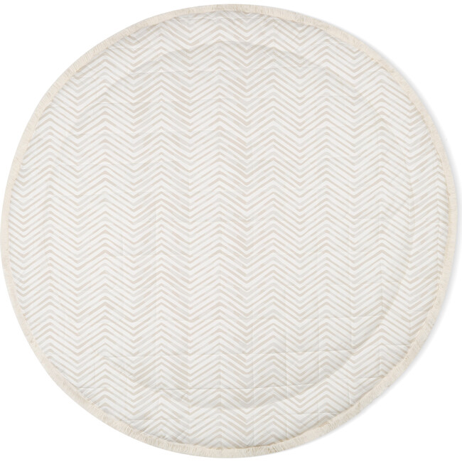 Organic Baby Play Mat, Herringbone - Playmats - 1