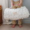 Organic Cozy Comfort Nap Mat, Mini Roses - Nap Mats - 4