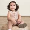 Organic Bubble Onesie, Dash Lines - Onesies - 2