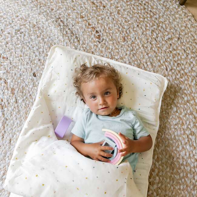 Organic Cozy Comfort Nap Mat, Dotty - Nap Mats - 4