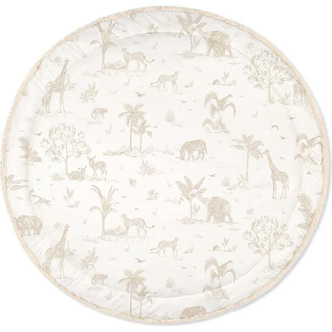 Organic Cotton Quilted Play Mat, Safari