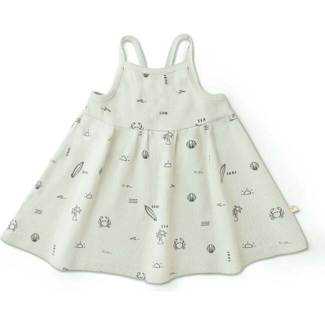 Organic Tie Back Strap Dress, Surf