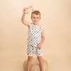 Organic Tank & Tee Shorts Set, Chequered - Mixed Apparel Set - 2