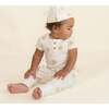 Organic Short Sleeve Romper & Pants Set, Summer Sun - Rompers - 2