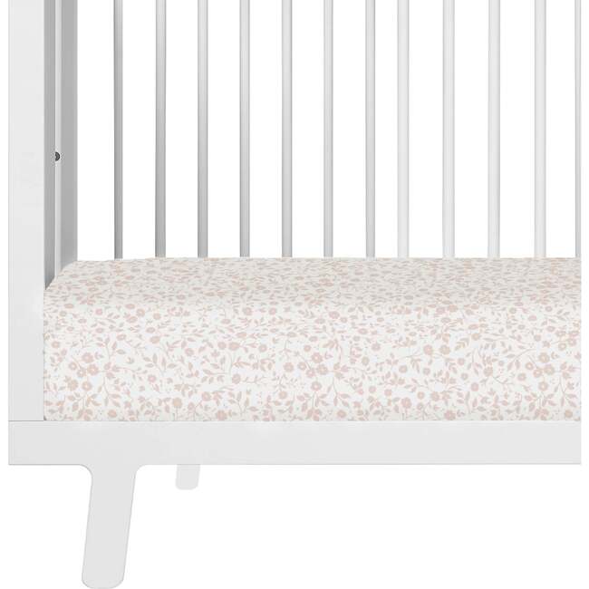 Organic Crib Sheet, Gardenia - Crib Sheets - 1