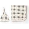 Organic Swaddle Blanket & Hat Set, Mod Dots - Swaddles - 2