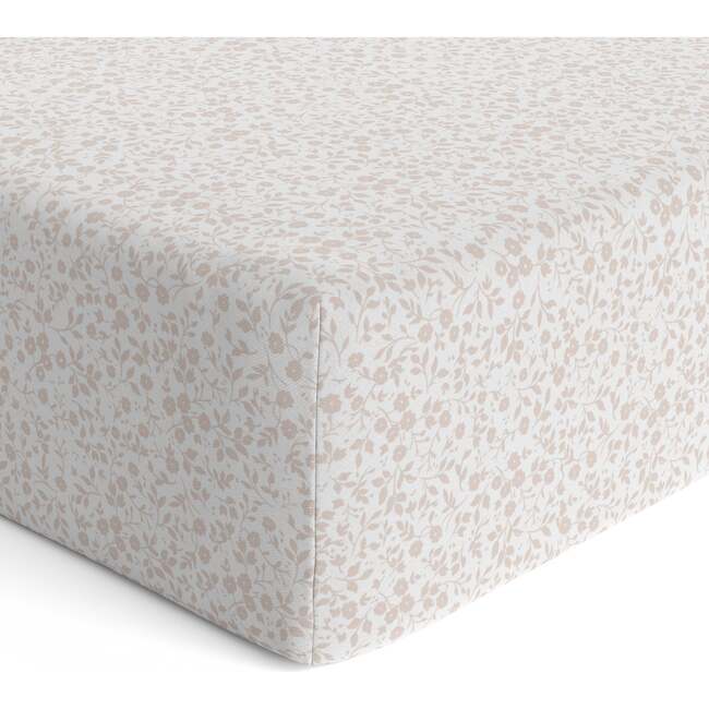 Organic Crib Sheet, Gardenia - Crib Sheets - 2