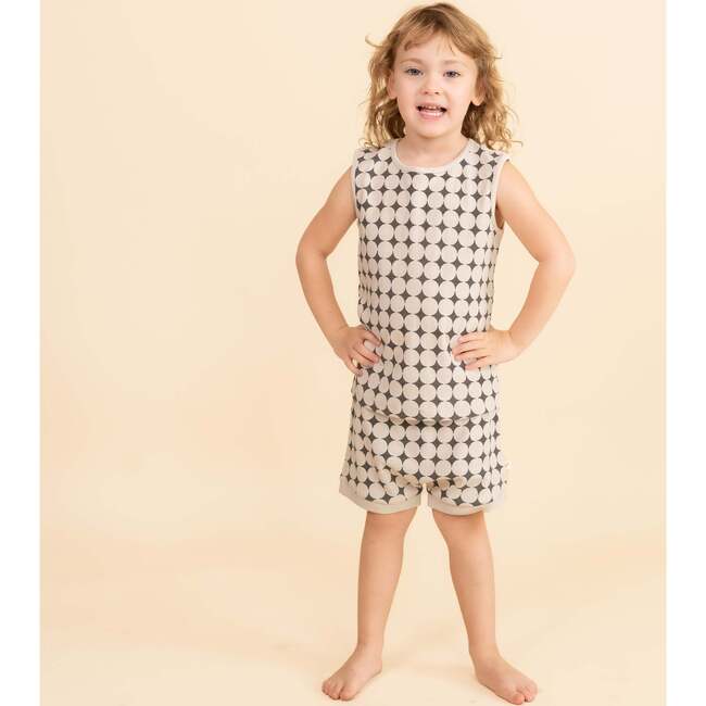 Organic Tank & Tee Shorts Set, Mod Dots - Mixed Apparel Set - 2