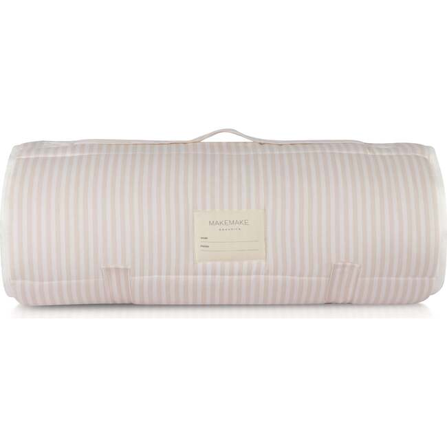 Organic Cozy Comfort Nap Mat, Beige Stripes - Nap Mats - 5