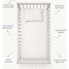 Organic Crib Sheet, Gardenia - Crib Sheets - 3