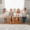 Organic Cozy Comfort Nap Mat, Beige Stripes - Nap Mats - 6