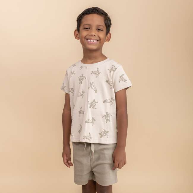 Organic Tee & Shorts Set, Turtles - Mixed Apparel Set - 2