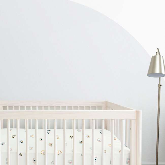 Organic Crib Sheet, Over The Rainbow - Crib Sheets - 3
