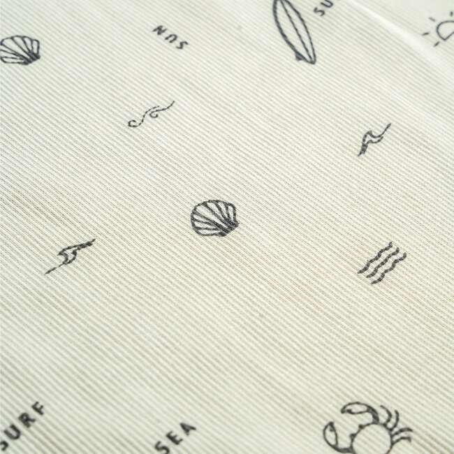 Organic Tee & Shorts Set, Surf - Mixed Apparel Set - 3