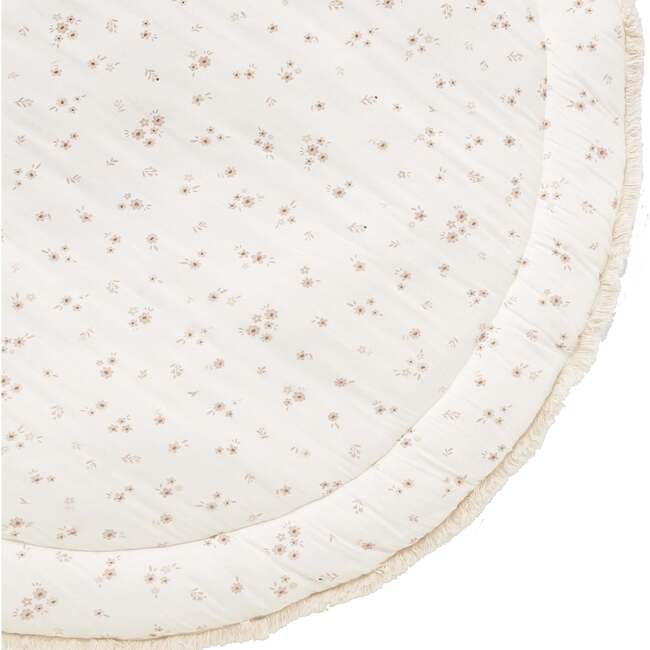 Organic Cotton Quilted Play Mat, Bloom - Playmats - 4