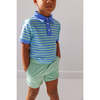 Boys Super Short Lined, Palm Green - Shorts - 3