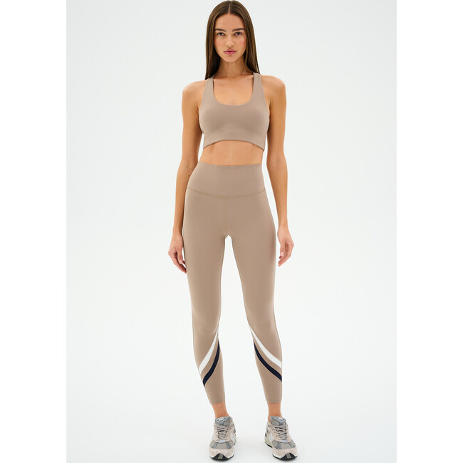 Chevron Airweight High Waist 7/8, Latte/Indigo - Leggings - 4