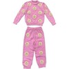 Women’s Pinky Fuzzy Smiley Emoji  Set - Mixed Apparel Set - 1 - thumbnail