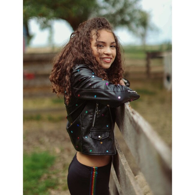 Women's Infinity Stone Gem Vegan Jacket - Jackets - 4