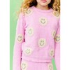 Women’s Pinky Fuzzy Smiley Emoji  Set - Mixed Apparel Set - 6