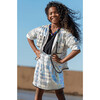 Women's Shimmer Sequin Houndstooth Set - Mixed Apparel Set - 3