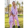 Women’s Feather Trims Suit Lavender - One Pieces - 5