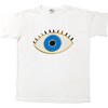 Women's White Rainbow Evil Eye Tee - T-Shirts - 1 - thumbnail