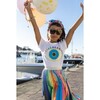 Women's White Rainbow Evil Eye Tee - T-Shirts - 4