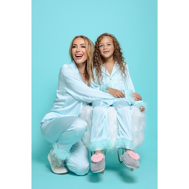 Women's Sky Feather Silky Set - Mixed Apparel Set - 4