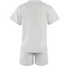 Rainbow Gem Short Set White - Mixed Apparel Set - 2