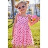 Women's Pink Hearts Tank Dress - Dresses - 4