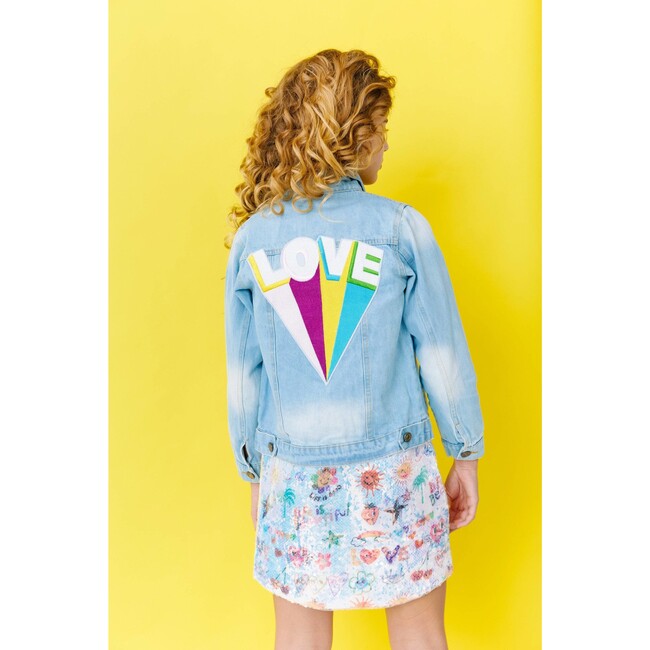 Womens Rainbow LOVE Denim - Jackets - 2