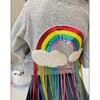 Women's Crystal Rainbow Rain Hoodie - Sweatshirts - 3