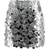Women's Magic Paillette Mini Silver - Skirts - 1 - thumbnail