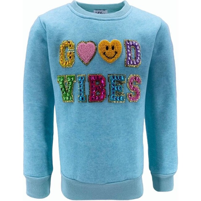 Womens Crystal GOOD VIBES Sweatshirt