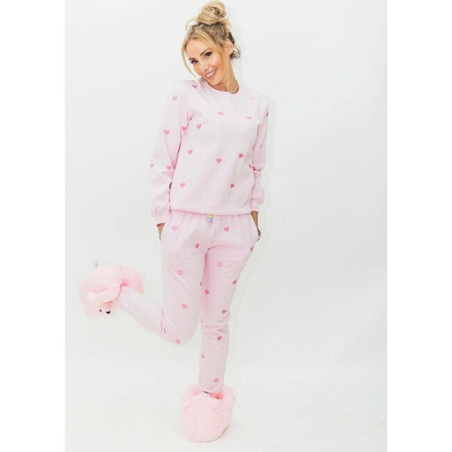 Women's Full Hearts Jogger Set - Mixed Apparel Set - 4
