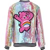 Women's Care Bears Cheer Bear Sequin Flip Bomber - Jackets - 1 - thumbnail