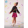 Women's Crystal Rainbow Rain Leather Jacket - Jackets - 4