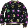 Womens Peace and Love Sequin Bomber - Jackets - 5