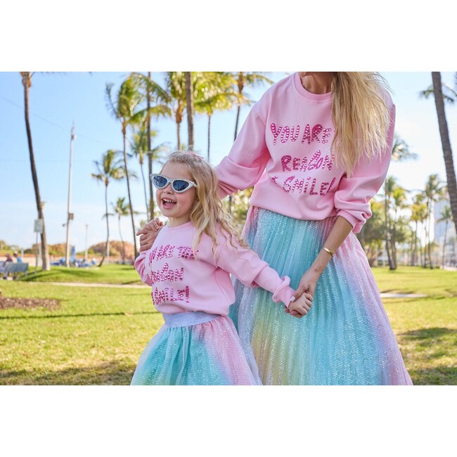 Women's You are the reason I smile Sweatshirt - Sweatshirts - 4