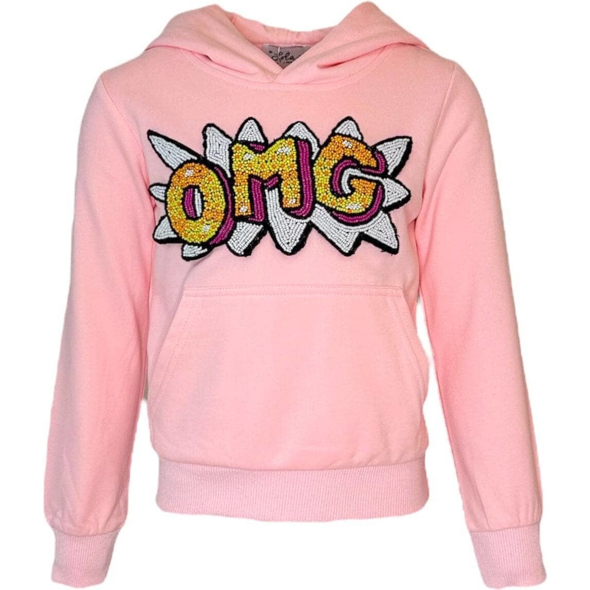Women's OMG Beaded Hoodie - Sweatshirts - 1